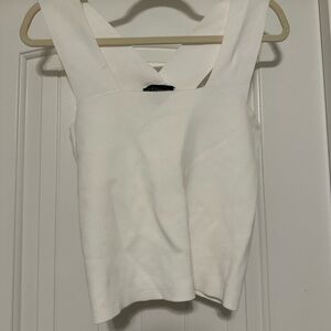 House of Harlow 1960 White Crop Top